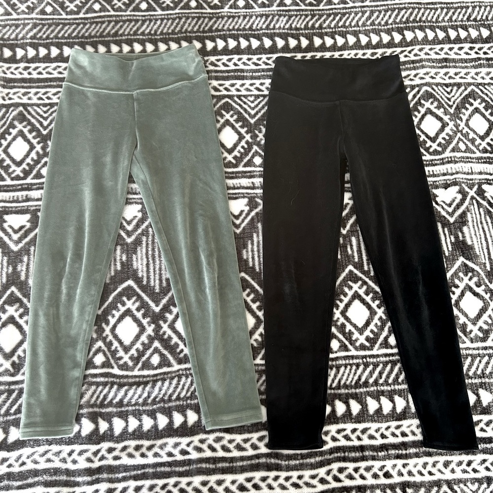 Abercrombie leggings velvet